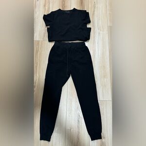 Mandala black scrub set S / S/T